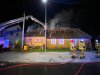 Pożar dwóch domów drewnianych – mieszkalnego i niezamieszkałego w Przasnyszu